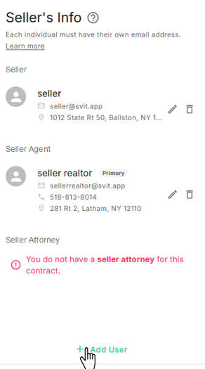 Figure - Seller's Info